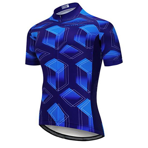 21Grams Men's Short Sleeve Cycling Jersey Blue Bike Jersey Mountain Bike MTB Road Bike Cycling Breathable Sports Clothing Apparel / Athletic
21Grams Men's Short Sleeve Cycling Jersey Blue Bike Jersey Mountain Bike MTB Road Bike Cycling Breathable Sports Clothing Apparel / Athletic