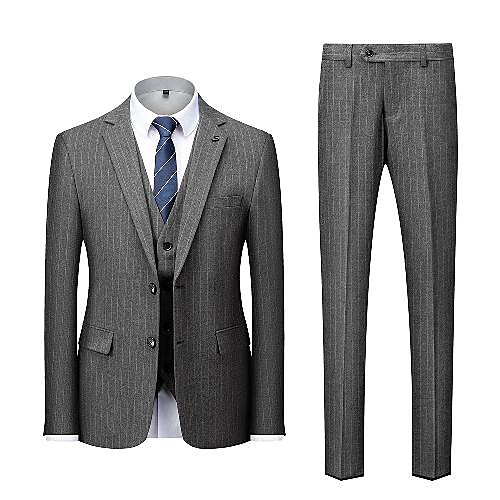 Tuxedos Standard Fit Notch Single Breasted Two-buttons Polyester Solid Colored
Tuxedos Standard Fit Notch Single Breasted Two-buttons Polyester Solid Colored