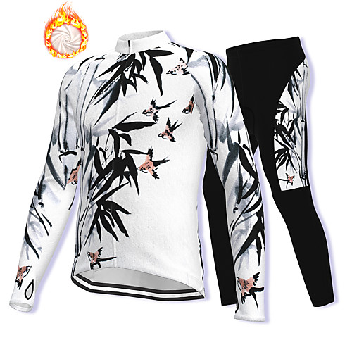 21Grams Men's Long Sleeve Cycling Jacket with Pants Winter Fleece Spandex White Bike Fleece Lining Warm Sports Graphic Mountain Bike MTB Road Bike Cycling Clothing Apparel / Stretchy / Athleisure
21Grams Men's Long Sleeve Cycling Jacket with Pants Winter Fleece Spandex White Bike Fleece Lining Warm Sports Graphic Mountain Bike MTB Road Bike Cycling Clothing Apparel / Stretchy / Athleisure