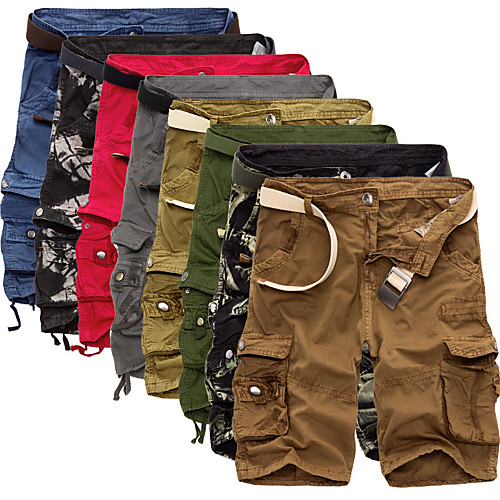 Men's Hiking Cargo Shorts Solid Color Summer Outdoor 10 Loose Breathable Anti-tear Multi-Pocket Cotton Shorts Black Yellow Red Army Green Camouflage Hunting Fishing Climbing 29 30 31 32 34
Men's Hiking Cargo Shorts Solid Color Summer Outdoor 10 Loose Breathable Anti-tear Multi-Pocket Cotton Shorts Black Yellow Red Army Green Camouflage Hunting Fishing Climbing 29 30 31 32 34