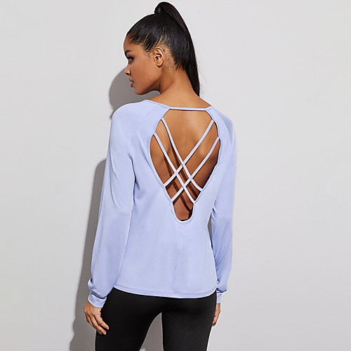 Women's Long Sleeve Running Shirt Tee Tshirt Top Athletic Athleisure Nylon Thermal Warm Breathable Soft Gym Workout Running Jogging Training Exercise Sportswear Solid Colored Light Blue Activewear
Women's Long Sleeve Running Shirt Tee Tshirt Top Athletic Athleisure Nylon Thermal Warm Breathable Soft Gym Workout Running Jogging Training Exercise Sportswear Solid Colored Light Blue Activewear