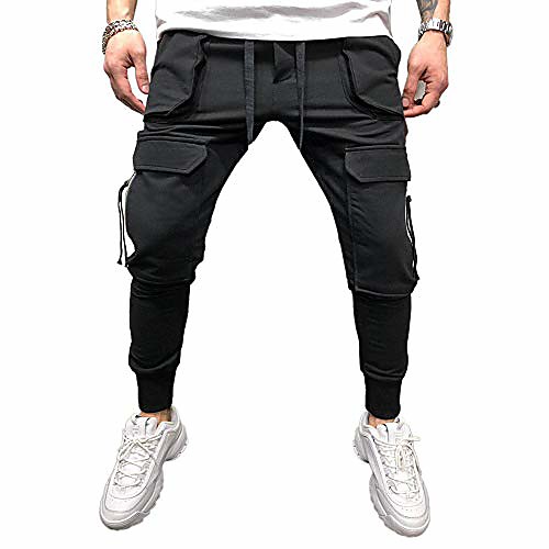 men's gym jogger casual pants - fashion slim-fit cotton cargo pants with pockets
men's gym jogger casual pants - fashion slim-fit cotton cargo pants with pockets