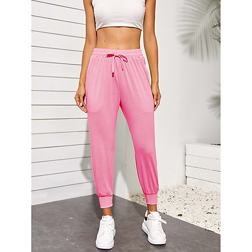 Women's Sweatpants Joggers Jogger Pants Athletic Bottoms Drawstring Spandex Gym Workout Running Jogging Training Exercise Thermal Warm Breathable Soft Sport Solid Colored Blushing Pink / Stretchy
Women's Sweatpants Joggers Jogger Pants Athletic Bottoms Drawstring Spandex Gym Workout Running Jogging Training Exercise Thermal Warm Breathable Soft Sport Solid Colored Blushing Pink / Stretchy