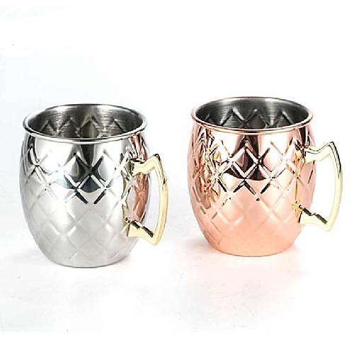 Moscow Mule Copper Mug Silver Mug Vodka Cocktail Mixer Set of 6 or 2 Stainless Steel Barware Shot Cup Bar Tool Classic Cocktail Accessories
Moscow Mule Copper Mug Silver Mug Vodka Cocktail Mixer Set of 6 or 2 Stainless Steel Barware Shot Cup Bar Tool Classic Cocktail Accessories
