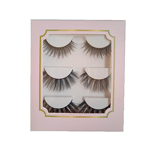 3d natural false synthetic eyelashes curly thick wispy cross lashes fluffy false eyelash makeup tools 3pair/set
3d natural false synthetic eyelashes curly thick wispy cross lashes fluffy false eyelash makeup tools 3pair/set