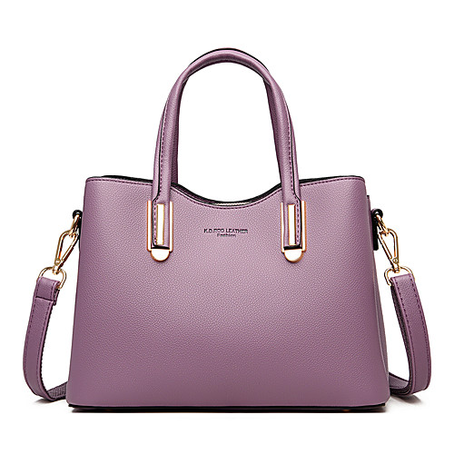 Women's Bags PU Leather Top Handle Bag Zipper Daily Outdoor Handbags Baguette Bag Black Blue Purple Red
Women's Bags PU Leather Top Handle Bag Zipper Daily Outdoor Handbags Baguette Bag Black Blue Purple Red