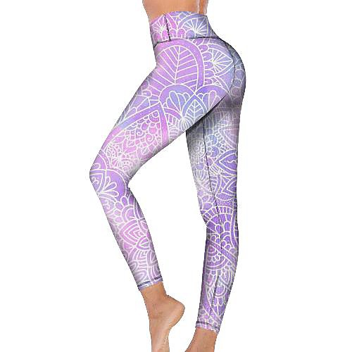 21Grams Women's High Waist Yoga Pants Cropped Leggings Tummy Control Butt Lift Breathable Light Purple Fitness Gym Workout Running Winter Sports Activewear High Elasticity
21Grams Women's High Waist Yoga Pants Cropped Leggings Tummy Control Butt Lift Breathable Light Purple Fitness Gym Workout Running Winter Sports Activewear High Elasticity