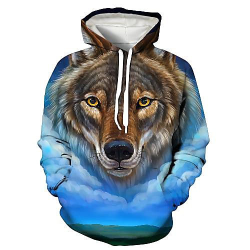 Men's Pullover Hoodie Sweatshirt Graphic 3D Animal Print Hooded Daily 3D Print 3D Print Casual Hoodies Sweatshirts Long Sleeve Blue
Men's Pullover Hoodie Sweatshirt Graphic 3D Animal Print Hooded Daily 3D Print 3D Print Casual Hoodies Sweatshirts Long Sleeve Blue