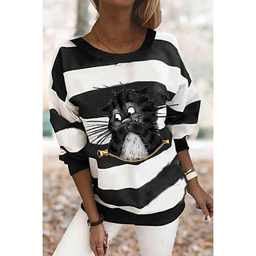 Women's Plus Size Print Animal T shirt Large Size Round Neck Long Sleeve Tops Big Size
Women's Plus Size Print Animal T shirt Large Size Round Neck Long Sleeve Tops Big Size