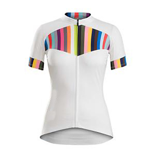 21Grams Men's Short Sleeve Cycling Jersey White Stripes Bike Jersey Mountain Bike MTB Road Bike Cycling Breathable Sports Clothing Apparel / Athletic
21Grams Men's Short Sleeve Cycling Jersey White Stripes Bike Jersey Mountain Bike MTB Road Bike Cycling Breathable Sports Clothing Apparel / Athletic