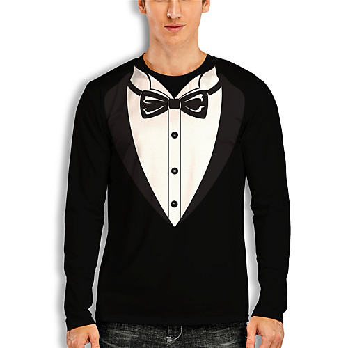 Men's T shirt 3D Print Graphic 3D Print Long Sleeve Casual Tops Cartoon Classic Black
Men's T shirt 3D Print Graphic 3D Print Long Sleeve Casual Tops Cartoon Classic Black