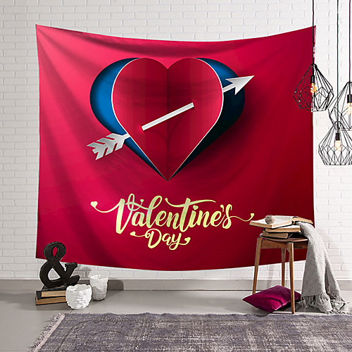 Valentine's Day Wall Tapestry Art Decor Blanket Curtain Hanging Home Bedroom Living Room Decoration Heart Arrow Graffiti
Valentine's Day Wall Tapestry Art Decor Blanket Curtain Hanging Home Bedroom Living Room Decoration Heart Arrow Graffiti