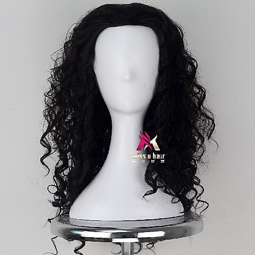 Synthetic Wig Maui Moana Curly Asymmetrical Wig Long Black Synthetic Hair 18 inch Men's Comfy Fluffy Black
Synthetic Wig Maui Moana Curly Asymmetrical Wig Long Black Synthetic Hair 18 inch Men's Comfy Fluffy Black
