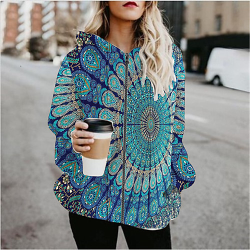 Women's Geometric Patchwork Active Spring & Fall Hoodied Jacket Regular Sports Long Sleeve Cotton Blend Coat Tops Blue
Women's Geometric Patchwork Active Spring & Fall Hoodied Jacket Regular Sports Long Sleeve Cotton Blend Coat Tops Blue