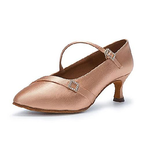 Women's Dance Shoes Dance Sneakers Heel Buckle Flared Heel Pink Buckle / Performance / Satin
Women's Dance Shoes Dance Sneakers Heel Buckle Flared Heel Pink Buckle / Performance / Satin