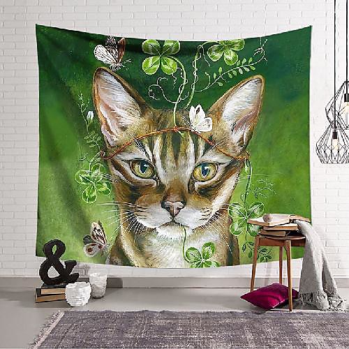 wall tapestry art decor blanket curtain hanging home bedroom living room decoration cat butterfly polyester
wall tapestry art decor blanket curtain hanging home bedroom living room decoration cat butterfly polyester