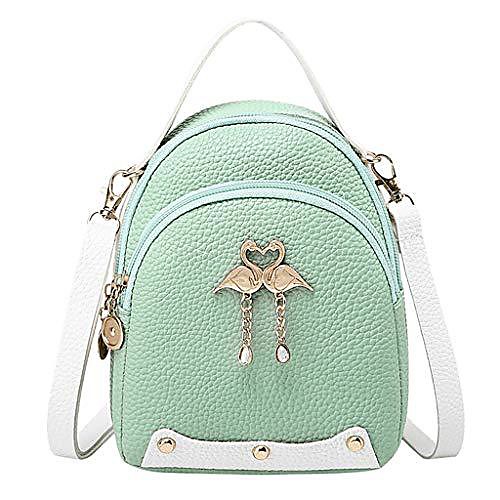 fashion women's solid color leather little swan backpack shoulder bag(15cm9cm18cm,green)
fashion women's solid color leather little swan backpack shoulder bag(15cm9cm18cm,green)