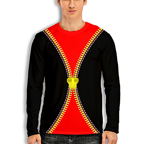 Men's T shirt 3D Print Graphic 3D Print Long Sleeve Casual Tops Cartoon Classic Black / Red
Men's T shirt 3D Print Graphic 3D Print Long Sleeve Casual Tops Cartoon Classic Black / Red