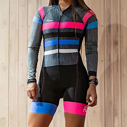 Women's Men's Long Sleeve Cycling Jersey with Shorts Triathlon Tri Suit Grey Bike Breathable Quick Dry Sports Mountain Bike MTB Road Bike Cycling Clothing Apparel / Stretchy / Athletic
Women's Men's Long Sleeve Cycling Jersey with Shorts Triathlon Tri Suit Grey Bike Breathable Quick Dry Sports Mountain Bike MTB Road Bike Cycling Clothing Apparel / Stretchy / Athletic
