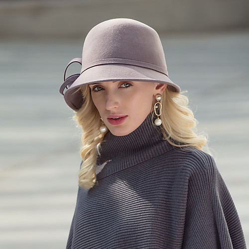 Headwear Casual / Daily 100% Wool Hats with Solid 1pc Casual / Daily Wear Headpiece
Headwear Casual / Daily 100% Wool Hats with Solid 1pc Casual / Daily Wear Headpiece
