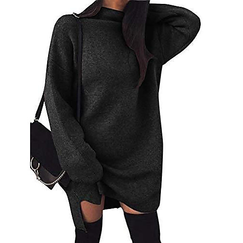 ladies sweater dresses fashion mini dress winter dresses knitted dresses long sleeves warm oversize knitted sweater knitted sweater loose sweat dress black de 34
ladies sweater dresses fashion mini dress winter dresses knitted dresses long sleeves warm oversize knitted sweater knitted sweater loose sweat dress black de 34