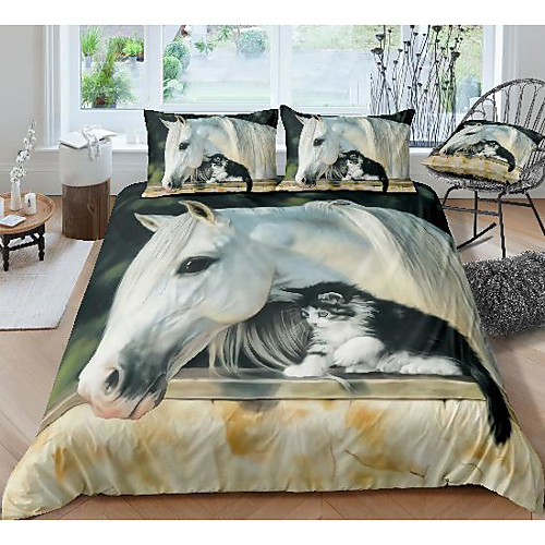 3d horse print 3-piece duvet cover set hotel bedding sets comforter cover with soft lightweight microfiber, include 1 duvet cover, 2 pillowcases for double/queen/king(1 pillowcase for twin/single)
3d horse print 3-piece duvet cover set hotel bedding sets comforter cover with soft lightweight microfiber, include 1 duvet cover, 2 pillowcases for double/queen/king(1 pillowcase for twin/single)