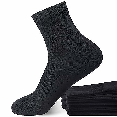 mens socks 6 pair men's cotton calf socks, sport socks smart breathable absorbent socks classic black socks mens 6-11 running socks for trainer running walking business daily use (black, 8.5-11)
mens socks 6 pair men's cotton calf socks, sport socks smart breathable absorbent socks classic black socks mens 6-11 running socks for trainer running walking business daily use (black, 8.5-11)