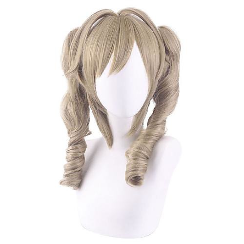 Cosplay Wig Barbara Curly With 2 Ponytails With Bangs Wig Medium Length Brown Synthetic Hair 14 inch Women's Anime Cosplay Exquisite Brown
Cosplay Wig Barbara Curly With 2 Ponytails With Bangs Wig Medium Length Brown Synthetic Hair 14 inch Women's Anime Cosplay Exquisite Brown