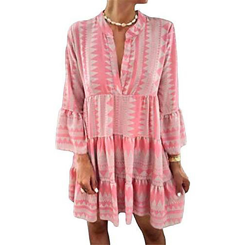 ladies tunic dress boho beach dress long sleeves short sleeves tunic summer dress v-neck dress loose flower dress floral mini dress a light pink xl
ladies tunic dress boho beach dress long sleeves short sleeves tunic summer dress v-neck dress loose flower dress floral mini dress a light pink xl