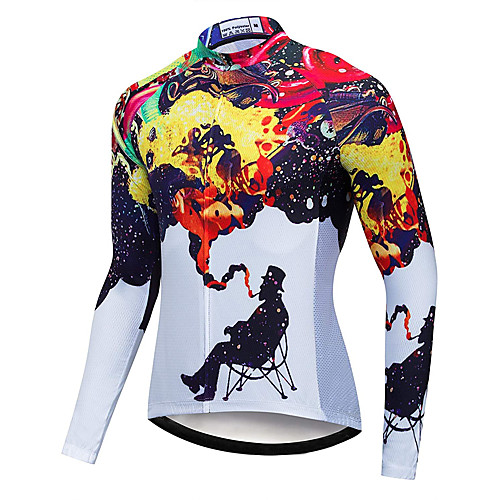 21Grams Men's Long Sleeve Cycling Jersey White Bike Jersey Mountain Bike MTB Road Bike Cycling Breathable Sports Clothing Apparel / Athletic
21Grams Men's Long Sleeve Cycling Jersey White Bike Jersey Mountain Bike MTB Road Bike Cycling Breathable Sports Clothing Apparel / Athletic