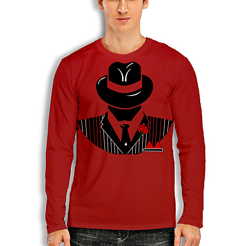 Men's T shirt 3D Print Graphic 3D Print Long Sleeve Casual Tops Cartoon Classic Red
Men's T shirt 3D Print Graphic 3D Print Long Sleeve Casual Tops Cartoon Classic Red