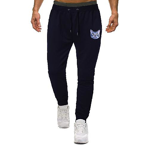 Men's Sporty Basic Outdoor Daily Pants Sweatpants Pants Print Full Length Sporty Drawstring Black Blue Gray
Men's Sporty Basic Outdoor Daily Pants Sweatpants Pants Print Full Length Sporty Drawstring Black Blue Gray