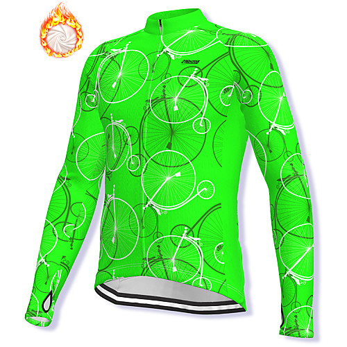 21Grams Men's Long Sleeve Cycling Jacket Winter Fleece Spandex Green Bike Jacket Mountain Bike MTB Road Bike Cycling Fleece Lining Warm Sports Clothing Apparel / Stretchy / Athleisure
21Grams Men's Long Sleeve Cycling Jacket Winter Fleece Spandex Green Bike Jacket Mountain Bike MTB Road Bike Cycling Fleece Lining Warm Sports Clothing Apparel / Stretchy / Athleisure