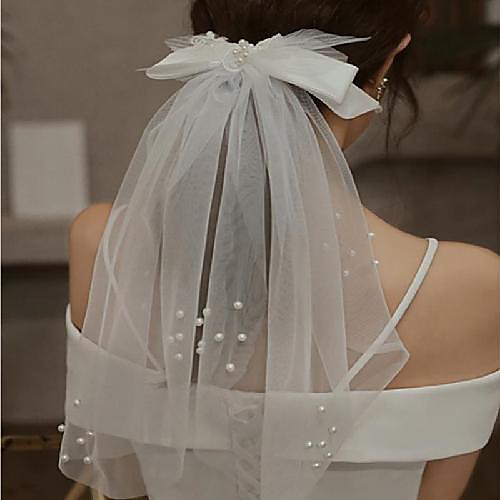 One-tier Stylish / Special Design Wedding Veil Blusher Veils with Pattern Organza
One-tier Stylish / Special Design Wedding Veil Blusher Veils with Pattern Organza