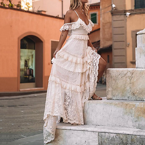 Women's Strap Dress Maxi long Dress White Sleeveless Animal Patchwork Spring Summer V Neck Elegant 2021 S M L XL XXL 3XL
Women's Strap Dress Maxi long Dress White Sleeveless Animal Patchwork Spring Summer V Neck Elegant 2021 S M L XL XXL 3XL