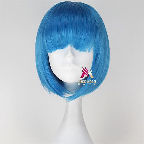 Synthetic Wig Cosplay Wig Straight Bob Wig Short Blue Synthetic Hair 12 inch Women's Fashionable Design Cosplay Soft Blue
Synthetic Wig Cosplay Wig Straight Bob Wig Short Blue Synthetic Hair 12 inch Women's Fashionable Design Cosplay Soft Blue