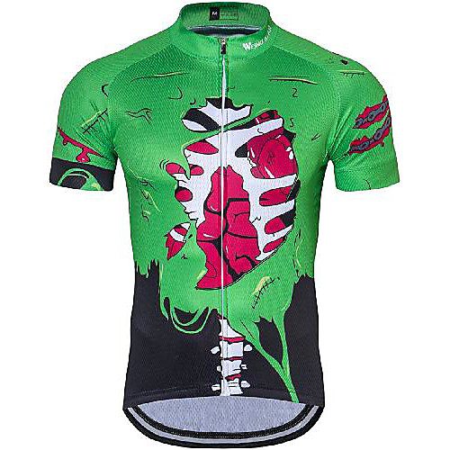 21Grams Men's Short Sleeve Cycling Jersey Green Bike Jersey Mountain Bike MTB Road Bike Cycling Breathable Quick Dry Sports Clothing Apparel / Athletic
21Grams Men's Short Sleeve Cycling Jersey Green Bike Jersey Mountain Bike MTB Road Bike Cycling Breathable Quick Dry Sports Clothing Apparel / Athletic