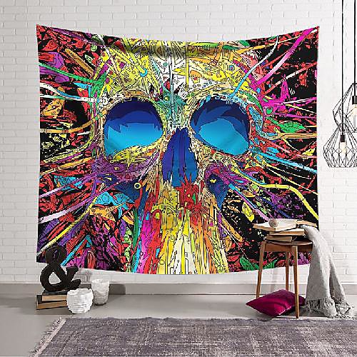 Oil Painting Style Wall Tapestry Art Decor Blanket Curtain Hanging Home Bedroom Living Room Decoration Polyester Skull Colorful
Oil Painting Style Wall Tapestry Art Decor Blanket Curtain Hanging Home Bedroom Living Room Decoration Polyester Skull Colorful