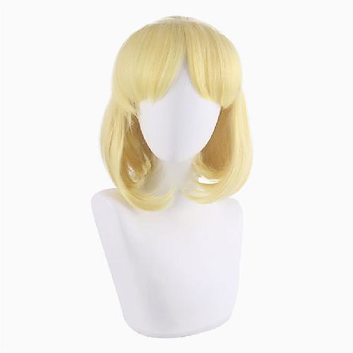 Cosplay Wig Maria Curly Bob With Bangs Wig Short Blonde Synthetic Hair 16 inch Women's Anime Cosplay Easy to Carry Blonde
Cosplay Wig Maria Curly Bob With Bangs Wig Short Blonde Synthetic Hair 16 inch Women's Anime Cosplay Easy to Carry Blonde