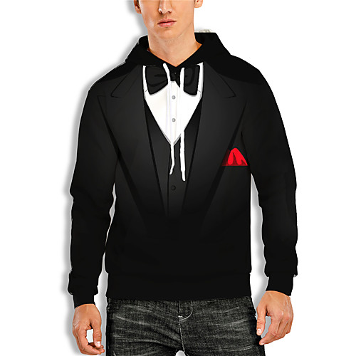 Men's Pullover Hoodie Sweatshirt Graphic 3D Print Daily 3D Print Basic Casual Hoodies Sweatshirts Black
Men's Pullover Hoodie Sweatshirt Graphic 3D Print Daily 3D Print Basic Casual Hoodies Sweatshirts Black