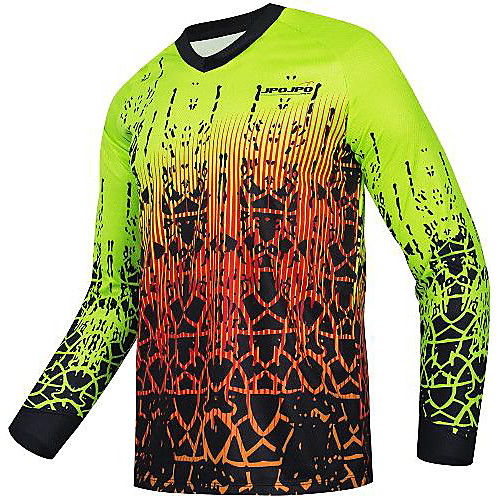 21Grams Men's Long Sleeve Downhill Jersey Spandex Green Bike Jersey Top Mountain Bike MTB Road Bike Cycling UV Resistant Quick Dry Sports Clothing Apparel / Athletic
21Grams Men's Long Sleeve Downhill Jersey Spandex Green Bike Jersey Top Mountain Bike MTB Road Bike Cycling UV Resistant Quick Dry Sports Clothing Apparel / Athletic