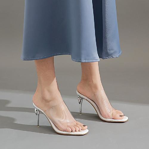 Women's Sandals Stiletto Heel Square Toe High Heel Sandals Daily PU Synthetics Almond White Black
Women's Sandals Stiletto Heel Square Toe High Heel Sandals Daily PU Synthetics Almond White Black