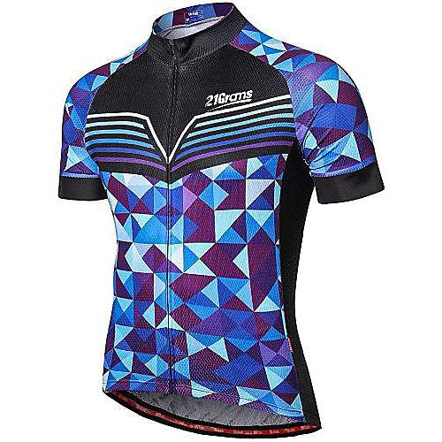 21Grams Men's Short Sleeve Cycling Jersey Purple Bike Jersey Mountain Bike MTB Road Bike Cycling Breathable Quick Dry Sports Clothing Apparel / Athletic
21Grams Men's Short Sleeve Cycling Jersey Purple Bike Jersey Mountain Bike MTB Road Bike Cycling Breathable Quick Dry Sports Clothing Apparel / Athletic
