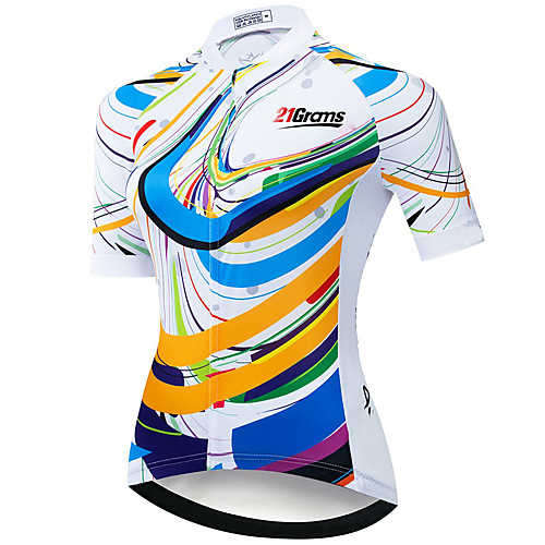 21Grams Women's Short Sleeve Cycling Jersey White Bike Jersey Mountain Bike MTB Road Bike Cycling Breathable Sports Clothing Apparel / Athletic
21Grams Women's Short Sleeve Cycling Jersey White Bike Jersey Mountain Bike MTB Road Bike Cycling Breathable Sports Clothing Apparel / Athletic
