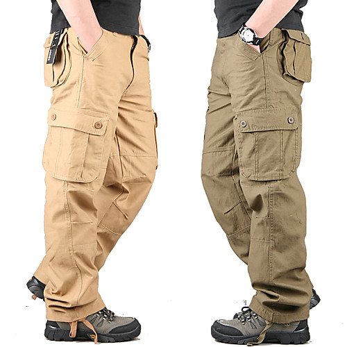 Men's Hiking Cargo Pants Solid Color Outdoor Breathable Anti-tear Multi-Pockets Cotton Bottoms ArmyGreen Army Yellow Black khaki Gray Hunting Fishing Climbing 30 31 32 33 34
Men's Hiking Cargo Pants Solid Color Outdoor Breathable Anti-tear Multi-Pockets Cotton Bottoms ArmyGreen Army Yellow Black khaki Gray Hunting Fishing Climbing 30 31 32 33 34