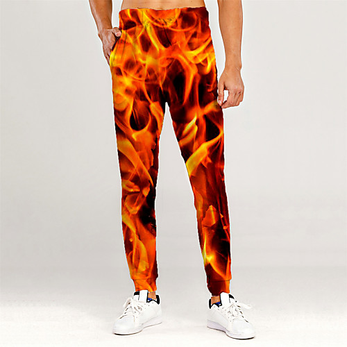 Men's Novelty Casual / Sporty Outdoor Sports Casual Daily Sweatpants Trousers Pants Graphic 3D Full Length Print Orange
Men's Novelty Casual / Sporty Outdoor Sports Casual Daily Sweatpants Trousers Pants Graphic 3D Full Length Print Orange