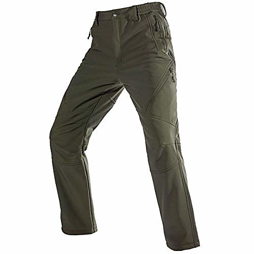 soldier men's cargo pants with fleece-lined, water-repellent, softshell snow pants with zip pockets, men, army green, 34w x 30l
soldier men's cargo pants with fleece-lined, water-repellent, softshell snow pants with zip pockets, men, army green, 34w x 30l