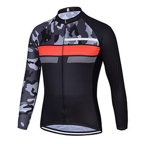 21Grams Men's Long Sleeve Cycling Jersey Black Camo / Camouflage Bike Jersey Mountain Bike MTB Road Bike Cycling Breathable Sports Clothing Apparel / Athletic
21Grams Men's Long Sleeve Cycling Jersey Black Camo / Camouflage Bike Jersey Mountain Bike MTB Road Bike Cycling Breathable Sports Clothing Apparel / Athletic