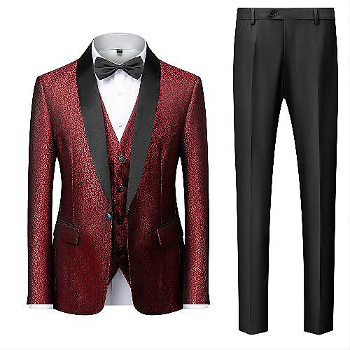 Tuxedos Standard Fit Shawl Collar Single Breasted One-button Polyester Solid Colored
Tuxedos Standard Fit Shawl Collar Single Breasted One-button Polyester Solid Colored