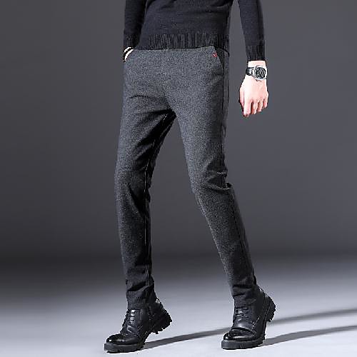 Black / Blue / Gray Solid Colored Standard Fit Spandex / Polyester Suit - Notch No Buttons
Black / Blue / Gray Solid Colored Standard Fit Spandex / Polyester Suit - Notch No Buttons